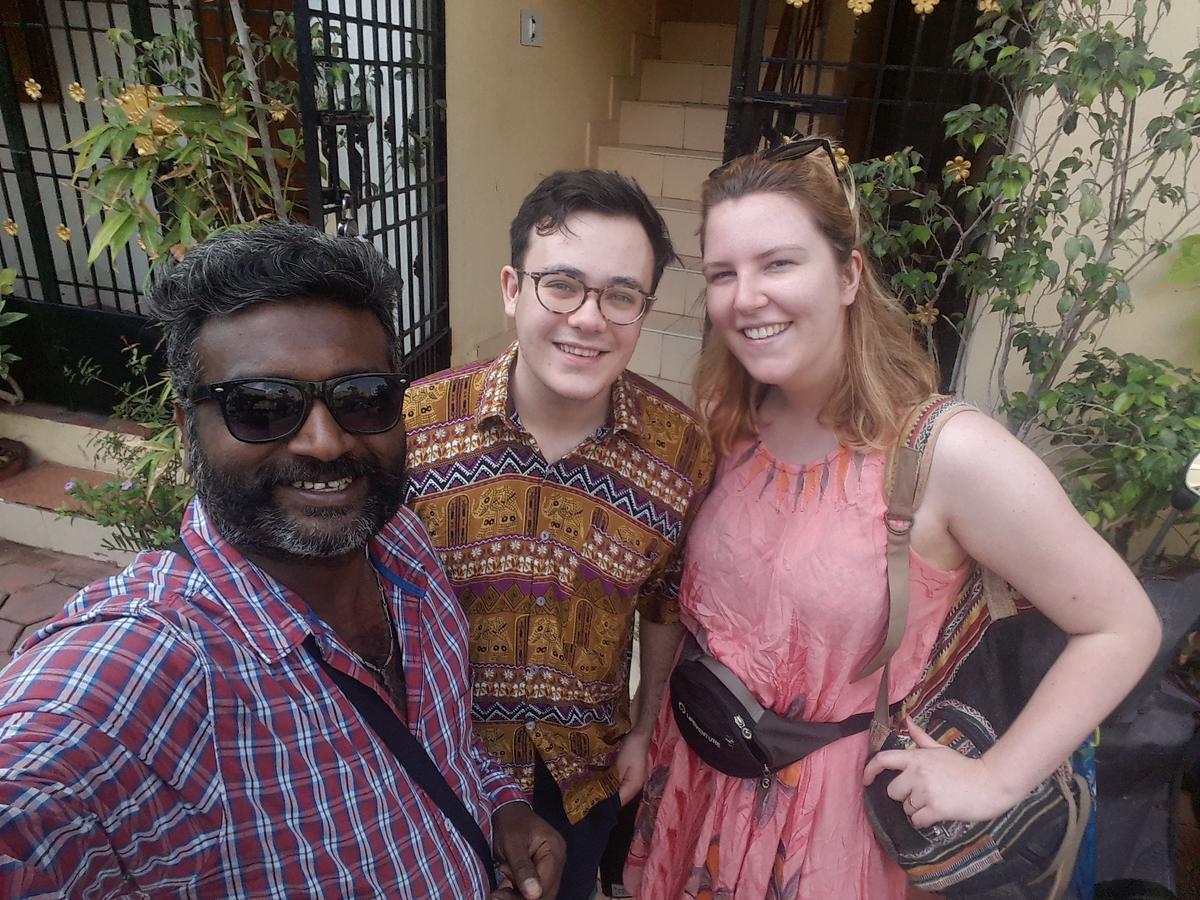Valentine Hostel & Guest House Puducherry Eksteriør billede